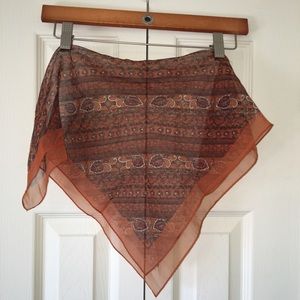 Vintage paisley scarf